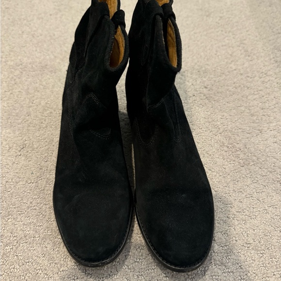 Isabel Marant black suede boots 37 - Picture 1 of 10